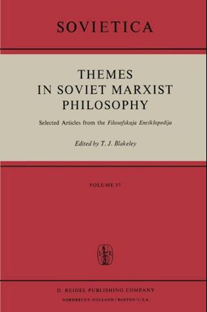 Themes in Soviet Marxist Philosophy