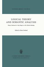 Logical Theory and Semantic Analysis