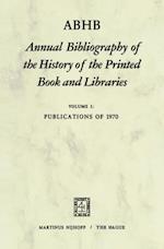 ABHB Annual Bibliography of the History of the Printed Book and Libraries