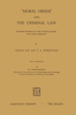 'Moral Order' and The Criminal Law