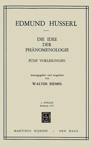 Die Idee der Phänomenologie