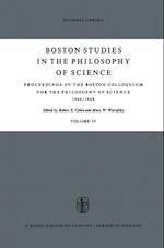 Proceedings of the Boston Colloquium for the Philosophy of Science 1966/1968