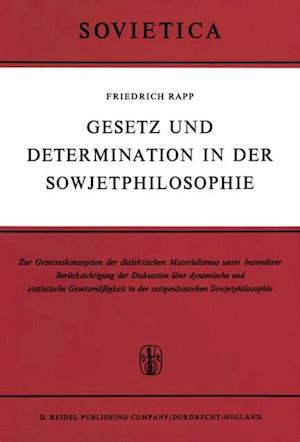 Gesetz und Determination in der Sowjetphilosophie