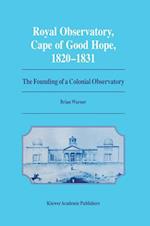 Royal Observatory, Cape of Good Hope 1820–1831