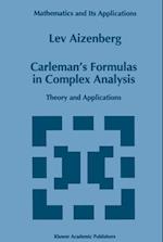 Carleman’s Formulas in Complex Analysis