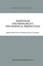 Definitions and Definability: Philosophical Perspectives