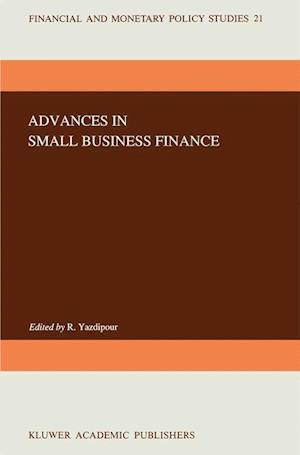 Advances in Small Business Finance