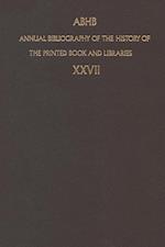 Annual Bibliography of the History of the Printed Book and Libraries