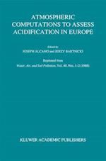 Atmospheric Computations to Assess Acidification in Europe