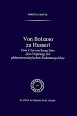 Von Bolzano zu Husserl