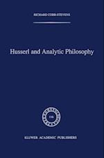 Husserl and Analytic Philosophy