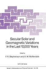 Secular Solar and Geomagnetic Variations in the Last 10,000 Years