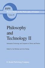 Philosophy and Technology II