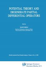 Potential Theory and Degenerate Partial Differential Operators