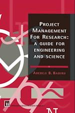 Project Management for Research