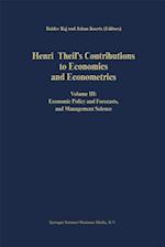 Henri Theil's Contributions to Economics and Econometrics