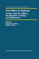 Test Policy in Defense