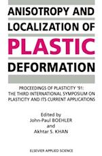 Anisotropy and Localization of Plastic Deformation