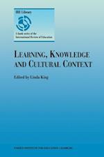 Learning, Knowledge and Cultural Context