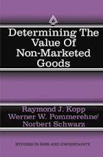 Determining the Value of Non-Marketed Goods