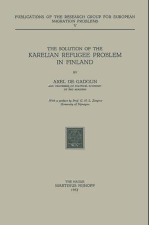 Solution of the Karelian Refugee Problem in Finland