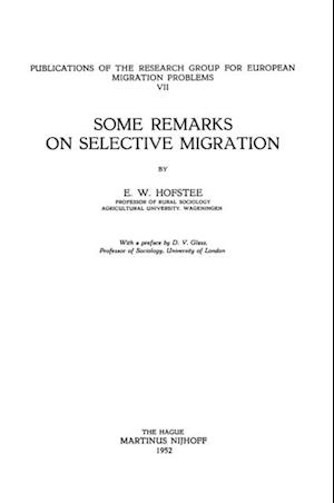 Some Remarks on Selective Migration