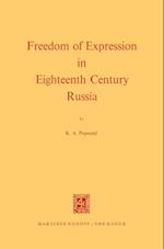 Freedom of Expression in Eighteenth Century Russia