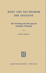 Kant und das Problem der Analogie