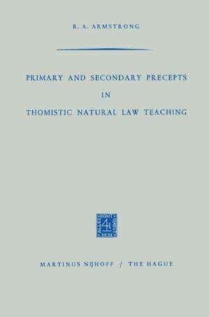 Primary and Secondary Precepts in Thomistic Natural Law Teaching