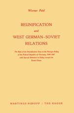Reunification and West German-Soviet Relations