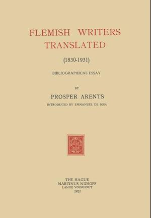 Flemish Writers Translated (1830–1931)