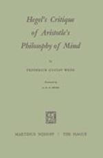 Hegel’s Critique of Aristotle’s Philosophy of Mind