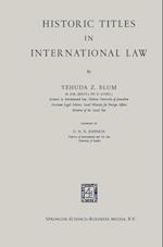 Historic Titles in International Law