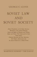 Soviet Law and Soviet Society
