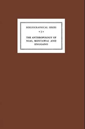 Critical Survey of Studies on the Anthropology of Nias, Mentawei and Enggano