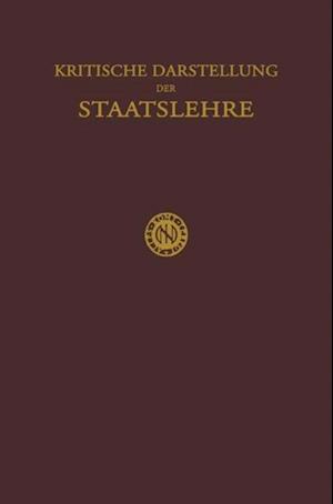 Kritische Darstellung der Staatslehre