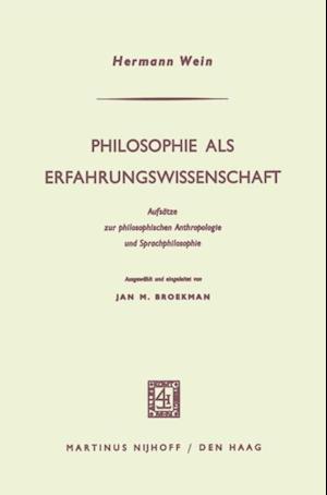 Philosophie als Erfahrungswissenschaft