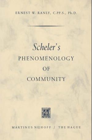 Scheler's Phenomenology of Community