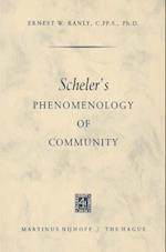 Scheler's Phenomenology of Community