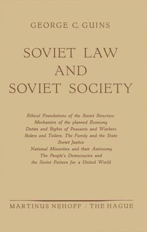 Soviet Law and Soviet Society