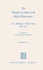 The Thought & Culture of the English Renaissance