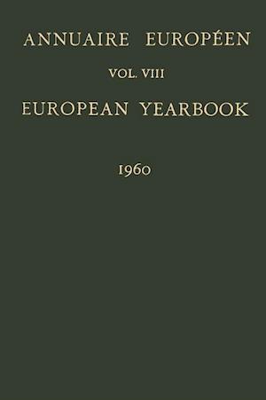 Annuaire Européen / European Yearbook