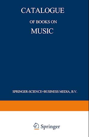 Catalogue of Books on Music