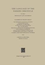 The Language of the Parker Chronicle
