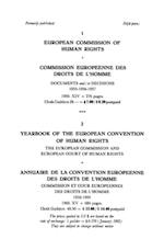 Yearbook of the European Convention on Human Rights / Annuaire de la Convention Europeenne des Droits de L'homme