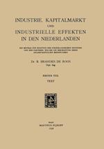 Industrie, Kapitalmarkt und Industrielle Effekten in den Niederlanden