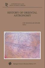 History of Oriental Astronomy