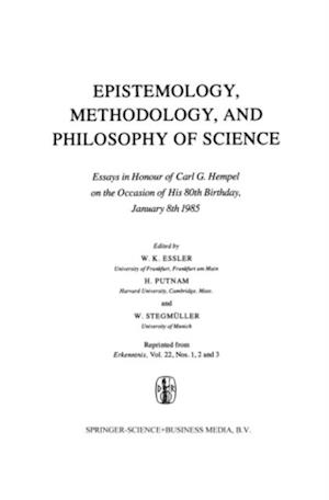 Epistemology, Methodology, and Philosophy of Science