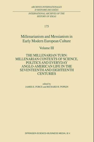 Millenarianism and Messianism in Early Modern European Culture