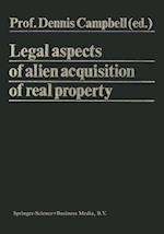 Legal Aspects of Alien Acquisition of Real Property